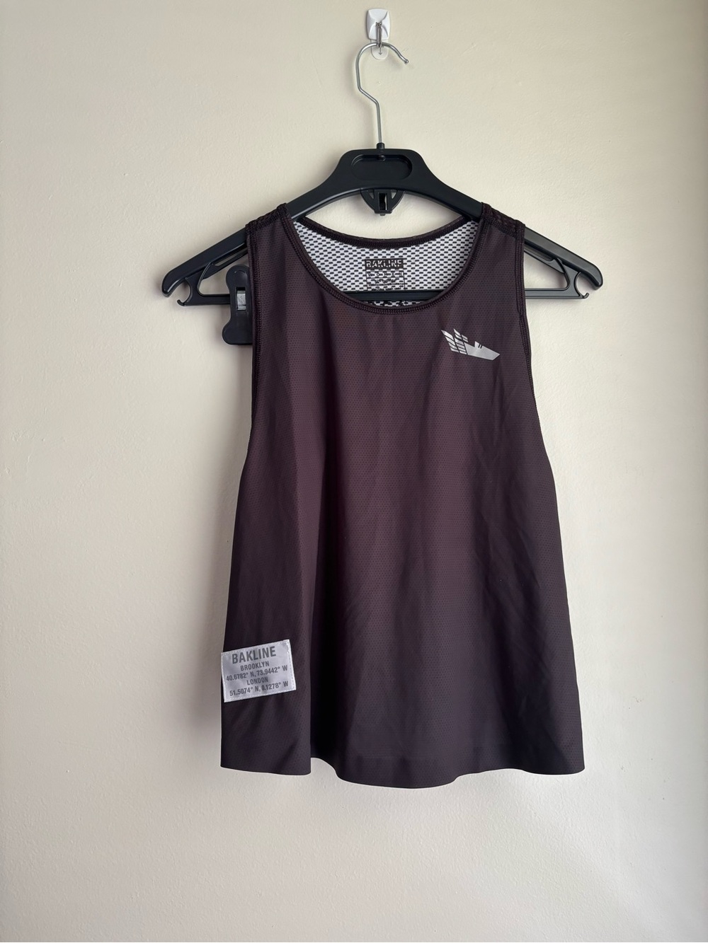 Bakline Sunset Crop CON Running Tank - Nightfall/Black